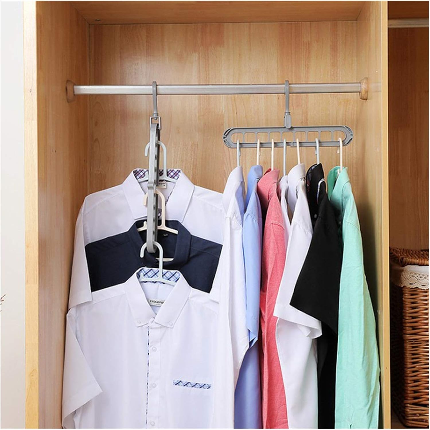 Rotating Clothes Drying Rack (9 Holes 360)