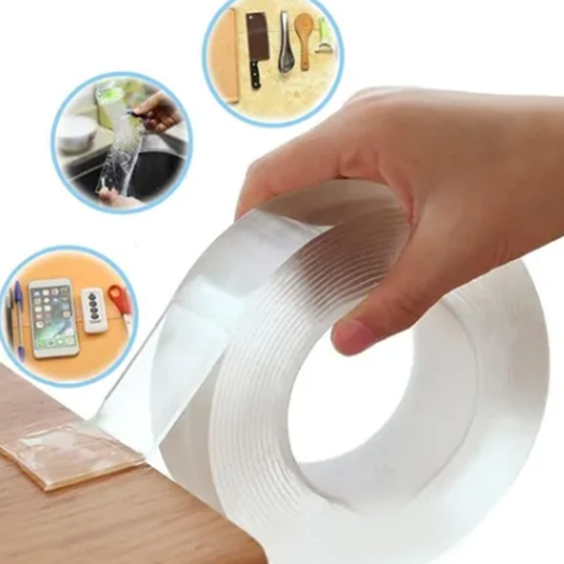 Transparent 2-sided tape