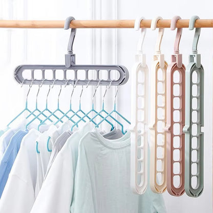 Rotating Clothes Drying Rack (9 Holes 360)