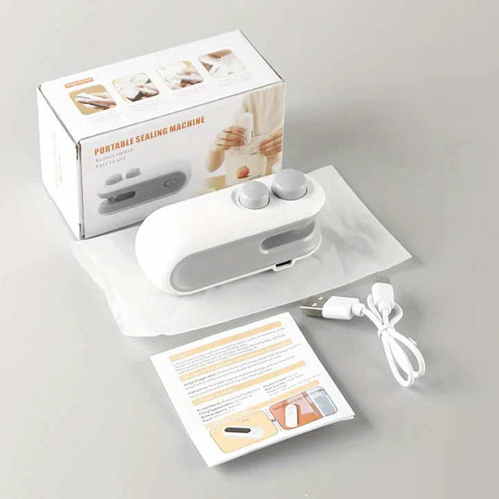 Mini Bag Sealer Rechargeable For Plastic Bags