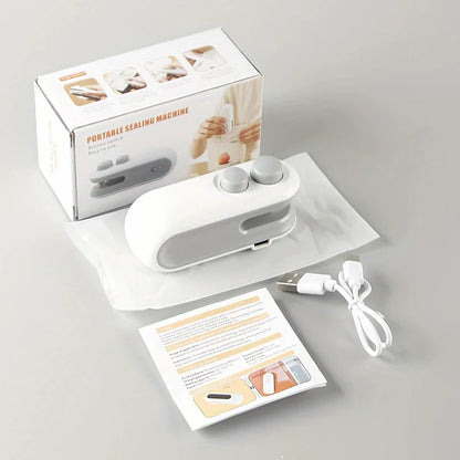 Mini Bag Sealer Rechargeable For Plastic Bags