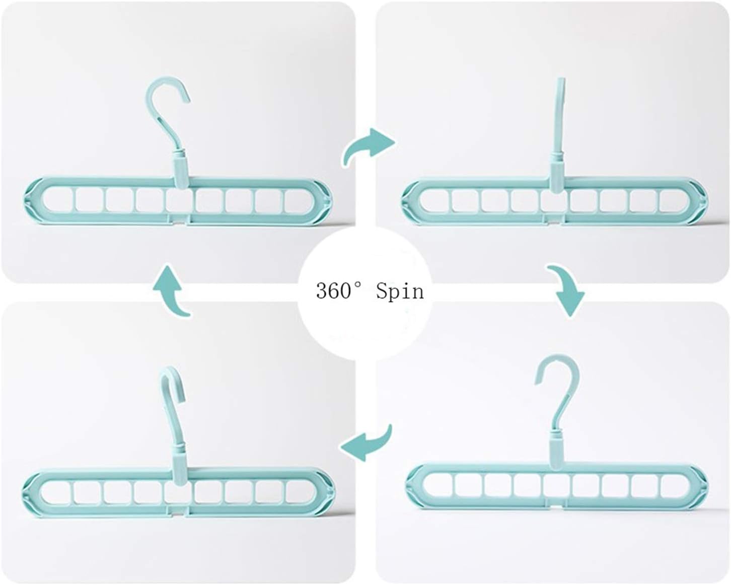 Rotating Clothes Drying Rack (9 Holes 360)