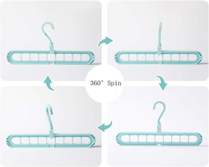 Rotating Clothes Drying Rack (9 Holes 360)